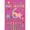 Picture of FOR A WONDREFULGRANDDAUGHTER ON YOUR 6TH BIRTHDAY CARD